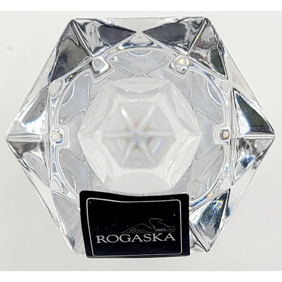 Rogaska Crystal Wine Bottle Stopper Cork For Decanter Slovenia New In Box - Picture 7 of 10